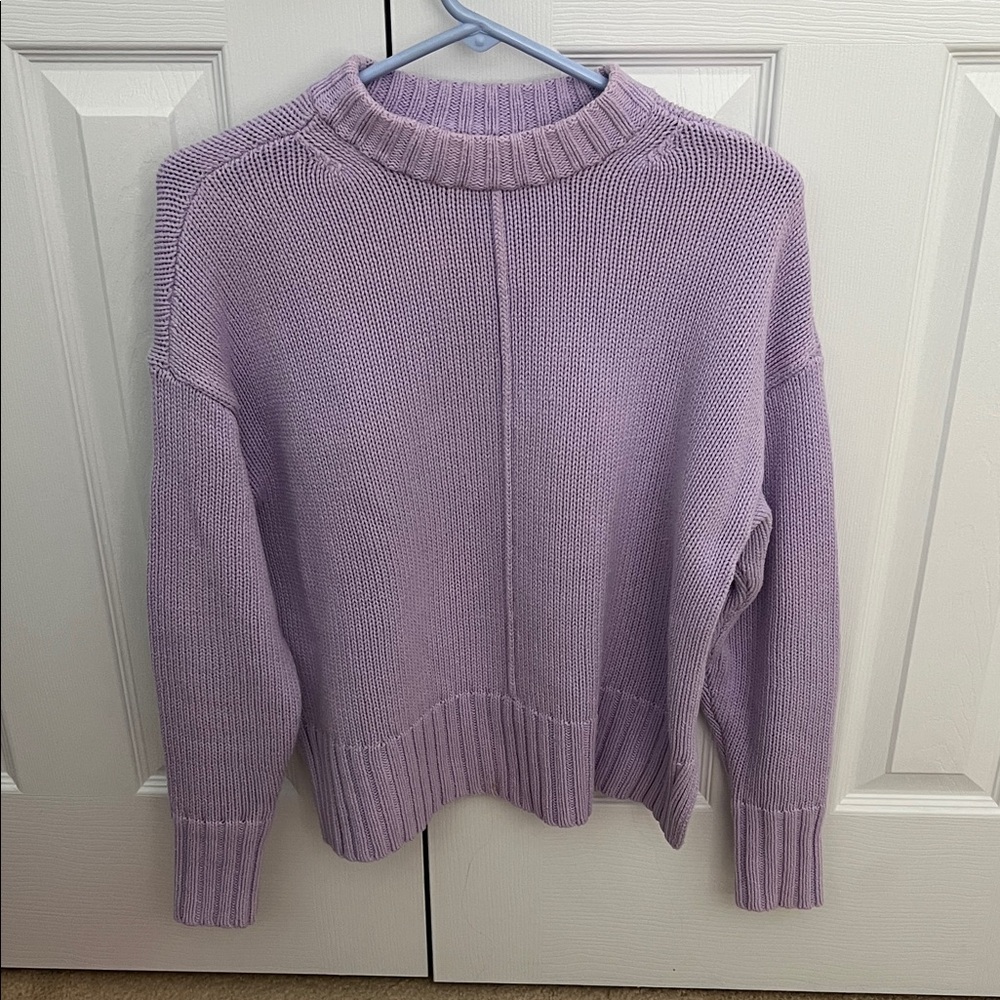 A New Day Women's Purple/Lavender Knit Sweater